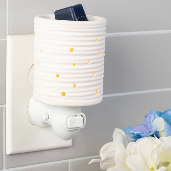 Other - White Ceramic Wall Plug-In Wax Warmer